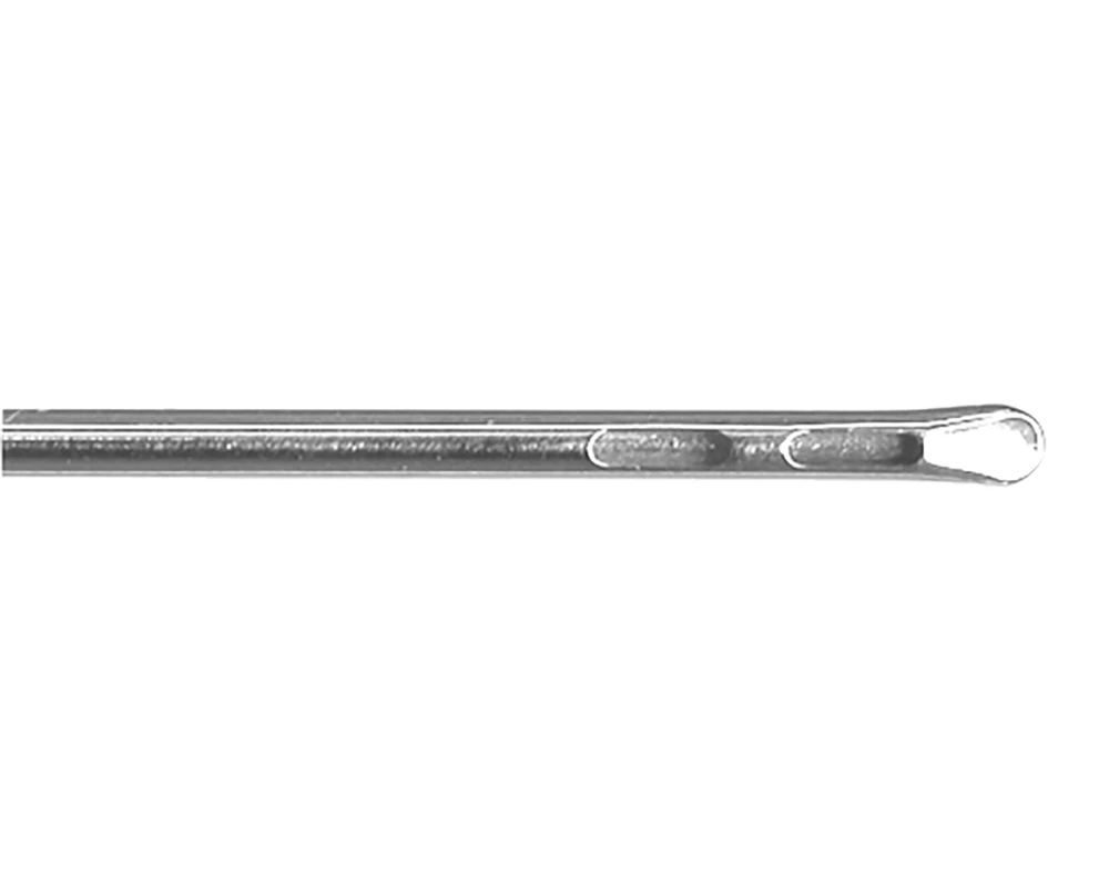 Canule de liposuccion spatule à 2 orifices